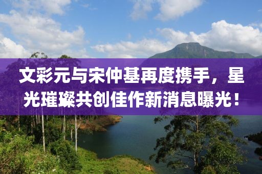 文彩元與宋仲基再度攜手，星光璀璨共創(chuàng)佳作新消息曝光！