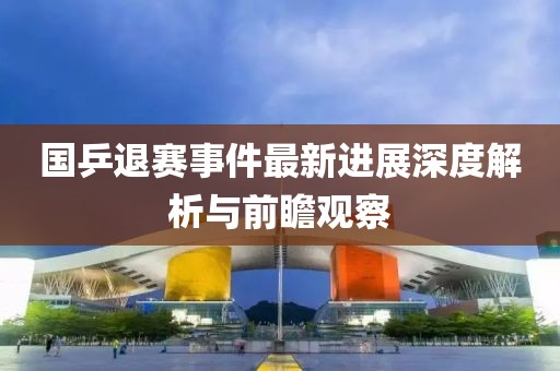 國乒退賽事件最新進展深度解析與前瞻觀察
