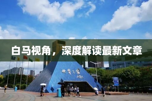 白馬視角，深度解讀最新文章