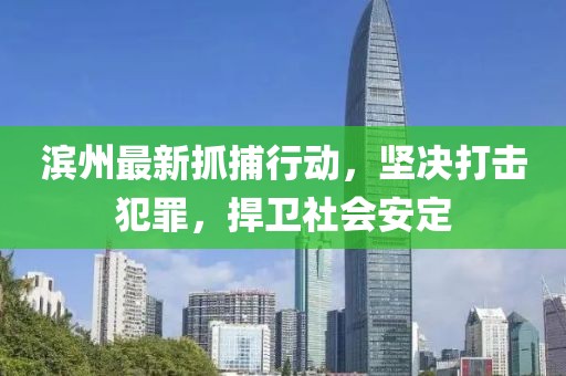 濱州最新抓捕行動(dòng)，堅(jiān)決打擊犯罪，捍衛(wèi)社會(huì)安定